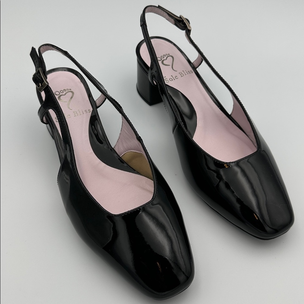 Sole Bliss - Venus - Black Patent Leather EU38